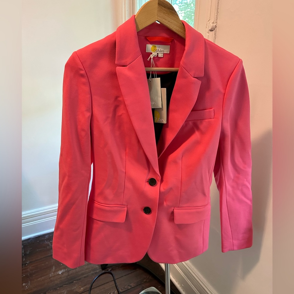 Pink Boden blazer, new with tags.